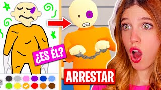 DIBUJO a los *LADRONES MÁS BUSCADOS* y LOS ENCUENTRO!! #4 👮🏼 Simulador policía en Line Up | Laia Oli