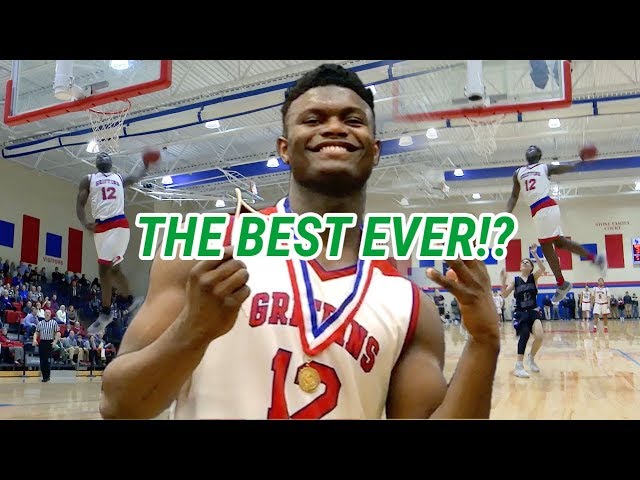 Zion Williamson OFFICIAL Senior Year Mixtape!!! CERTIFIED High School  LEGEND!!! 