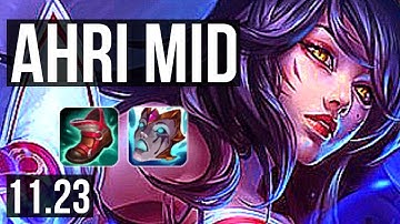 AHRI vs LUCIAN (MID) | 8/1/4, 400+ games, Godlike | BR Master | 11.23