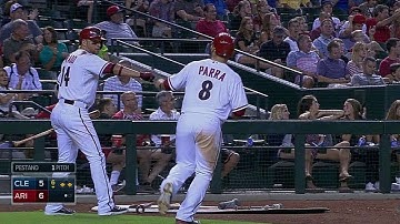 CLE@ARI: Hill breaks a tie in 6th with an RBI single