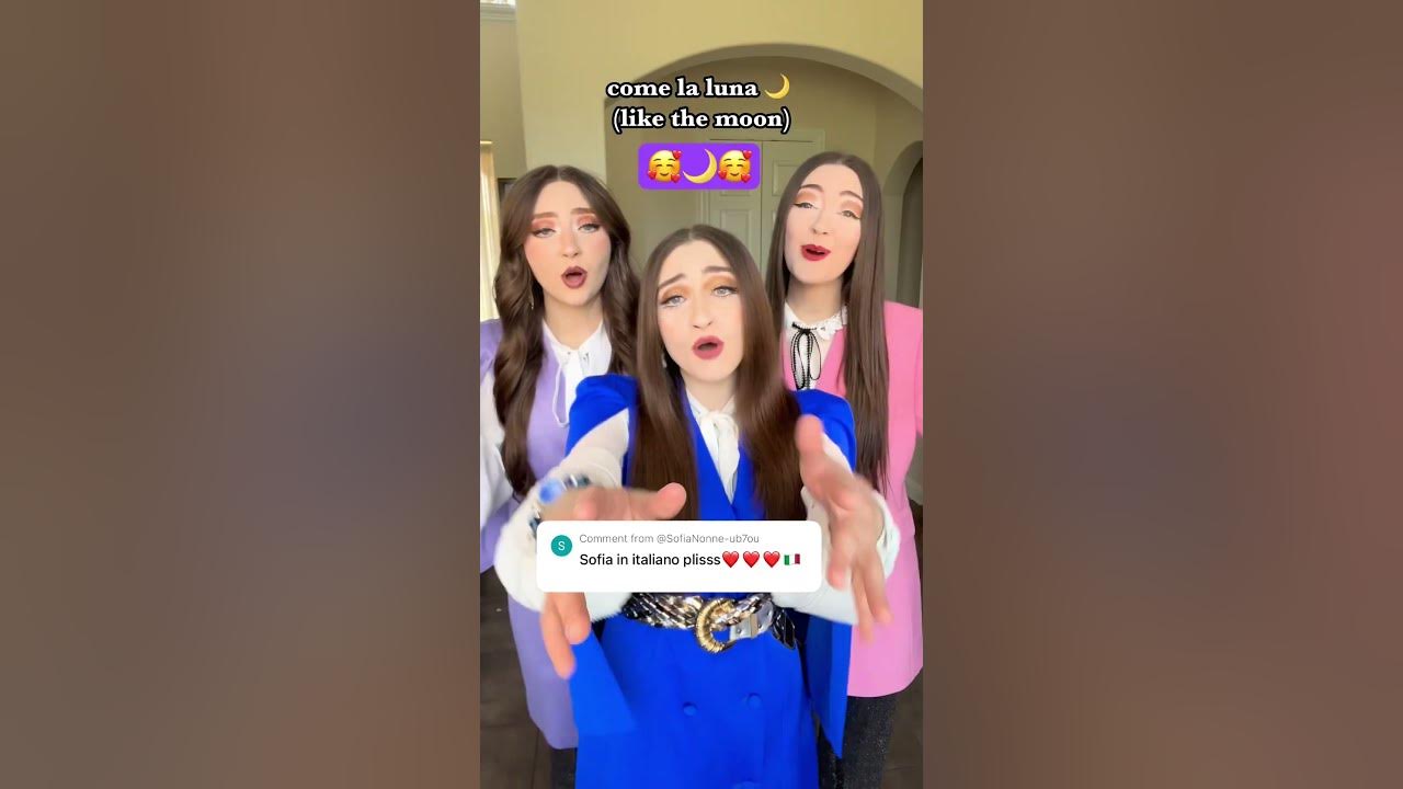 Sofia Name Song In Italian! 🥰🇮🇹❤️ K3 Sisters #shorts #italy #italia #italian #song #music #fyp Sofia Name Song In Italian! 🥰🇮🇹❤️ K3 Sisters #shorts #italy #italia #italian #song #music #fyp