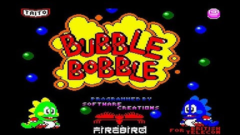 Bubble Bobble Review for the Amstrad CPC by John Gage