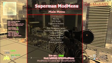 RELEASE | MW2/SPRX - SlowModzHD Superman ModMenu v1.0 [1.14]