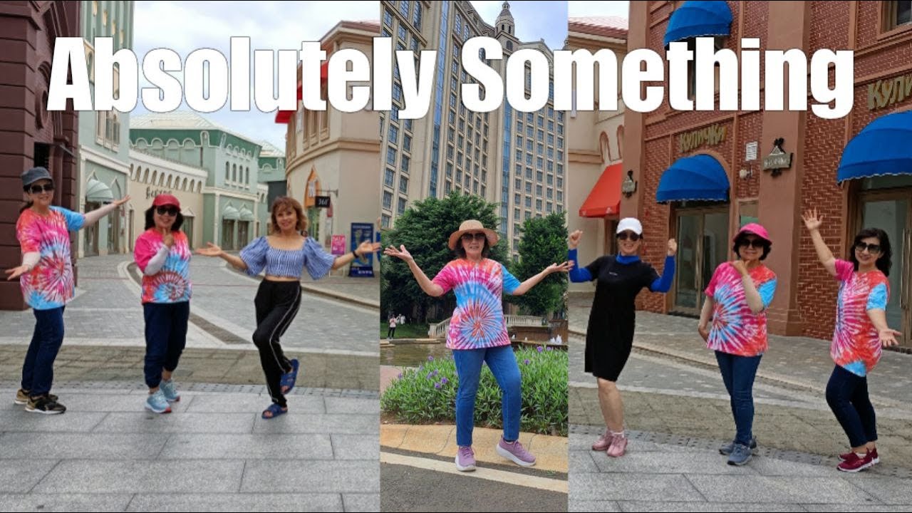 Absolutely Something Line Dance (demo ) - YouTube
