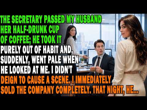 The Secretary Gave My Husband Her Unfinished Coffee. He Drank It By Habit, Paled As He Saw Me And...