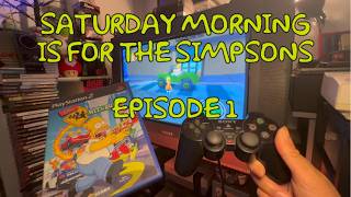 Saturday Morning Simpsons Hit & Run On A Cosy PS2 CRT Setup Ep. 1 (Ambient Gameplay NO COMMENTARY)