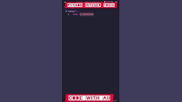 Python integers in various way #trending #shorts #like #share #codewithaii