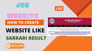 Sarkari Result Website in WordPress | Sarkari Result जैसी वेबसाइट बनाएं | WordPress Tutorial 2023