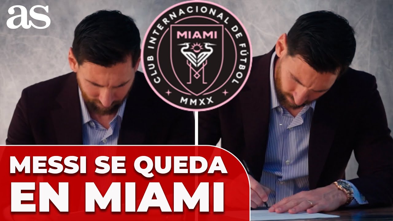 MESSI SE QUEDA: Renueva con INTER MIAMI hasta 2028 y jugará en el NUEVO ESTADIO