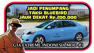Pesan Grabcar yang datang Taxi Bluebird - GTA EXTREME INDONESIA MOD screenshot 3