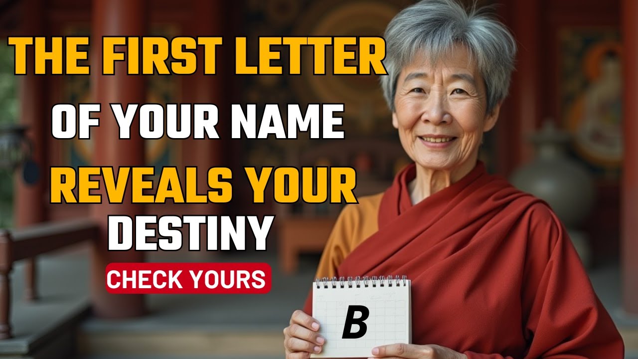 What the FIRST Letter of Your Name Means WILL SURPRISE You | Buddhist ...