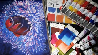 видео: Royal Talens Designer gouache review and process / Гуашь - обзор и процесс картинка: Royal Talens Designer gouache review and process / Гуашь - обзор и процесс