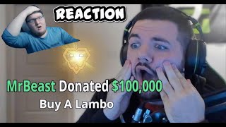 Zasikfy Reacts to Donating $100,000 To A Random Fortnite Streamer!