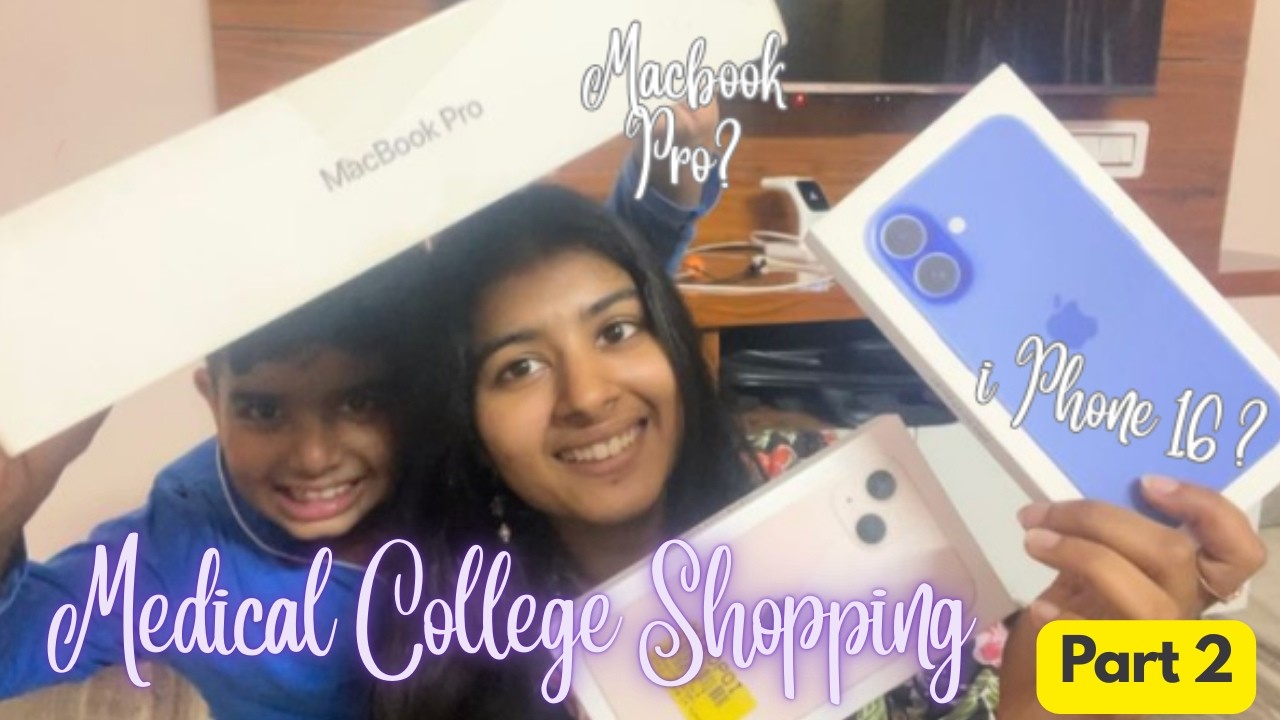 College Shopping part 2 | Iphone or Ipad ? | All things I'm Taking to Medical College | MBBS Shuru 🙌