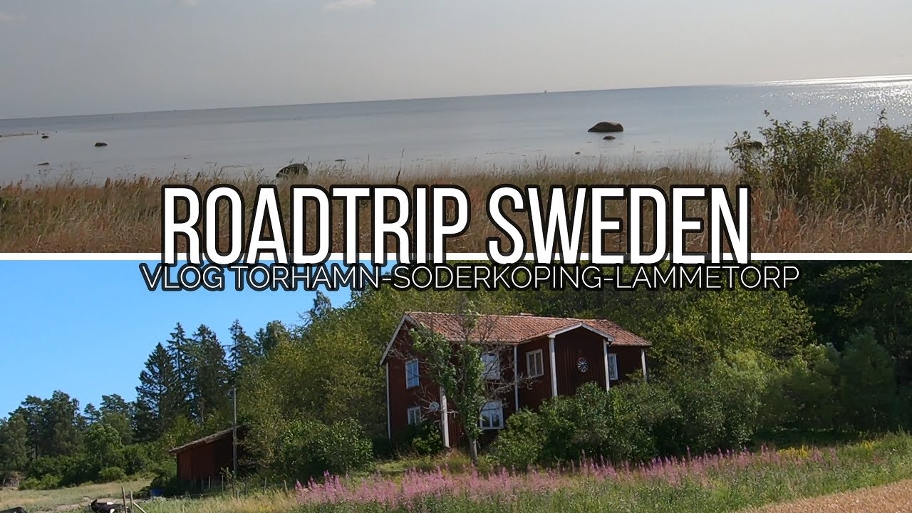 VLOG Sweden Roadtrip Torhamn -Soderkoping -Lammetorp Mina & Nina's RV travels.