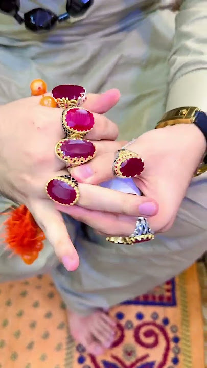 Beautiful #Ruby ( #Yaqoth ) #Rings 🔥 #shorts #shortvideo #gems #gemstones #ring #rings
