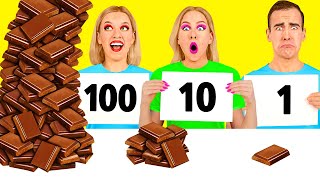 100 Слоев Еды Челлендж | Потрясающие Кухонные Лайфхаки от BooBoom Challenge