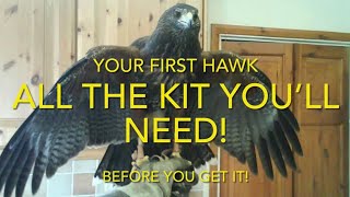 FALCONRY: All the kit you need for your first hawk, Harris hawk, redtail , lanner and others