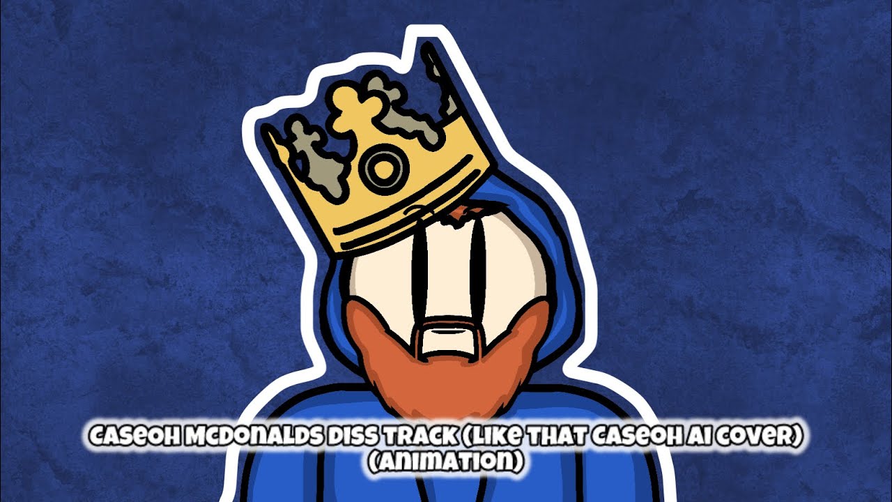 CaseOh McDonalds diss track (like that - Caseoh AI cover) (Animation)