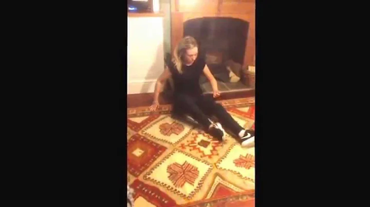 Elizabeth ashmore 9months into recovery standing u...