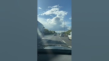 Smooth Drive on M4: No Traffic from London to Heathrow Airport