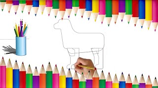 تعلم رسم كلب للاطفال بطريقة سهلة وبطرق مختلفة