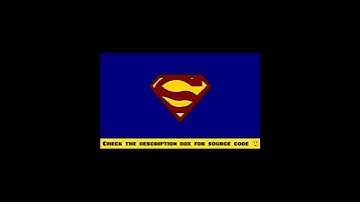 Superman logo in python turtle.