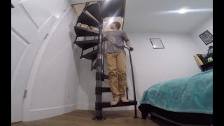 TINY HOUSE DAY 20: BUILDING SPIRAL STAIRS by Georgie Stahlberger 16,915 views 3 years ago 16 minutes