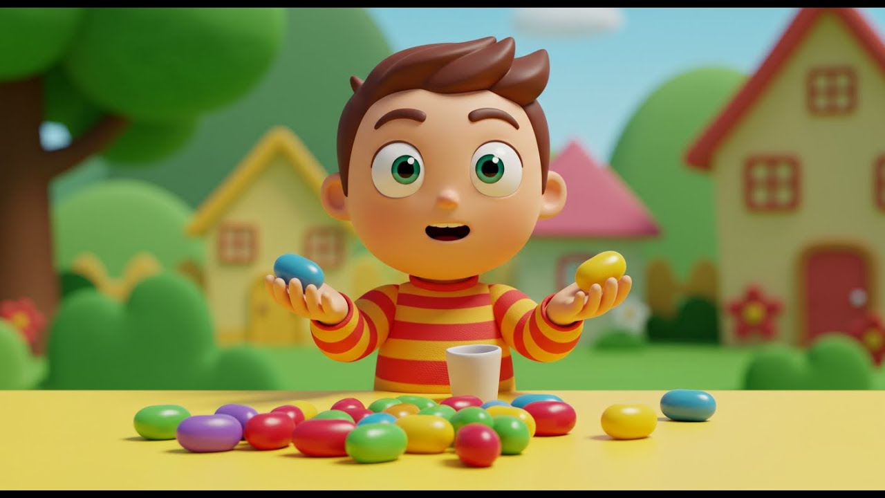 Where Did the Jelly Beans Go? | Fun Candy Counting Song for Kids | Nursery Rhymes and Baby Songs