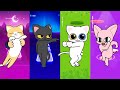 Cartoon cats believer x dance monkey x enemy x sea shanty cat cover