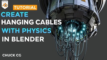 How to Create Hanging Cables in Blender+Free Assets