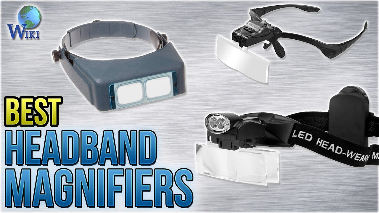 Headband Magnifier With Lights