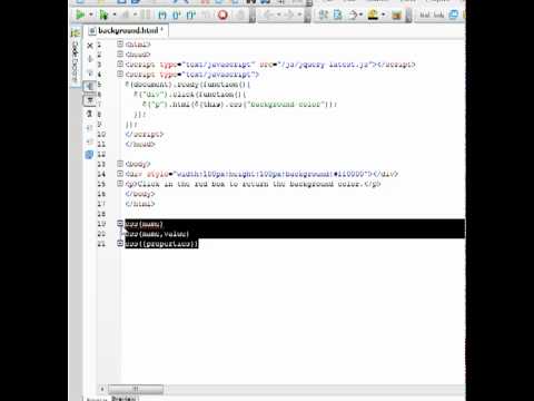 CSS() function in jquery by NidaBalol from Screenr.com