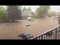 Romania chaos today..!! Flood hit Craiova, submerging cars and paralyzing life