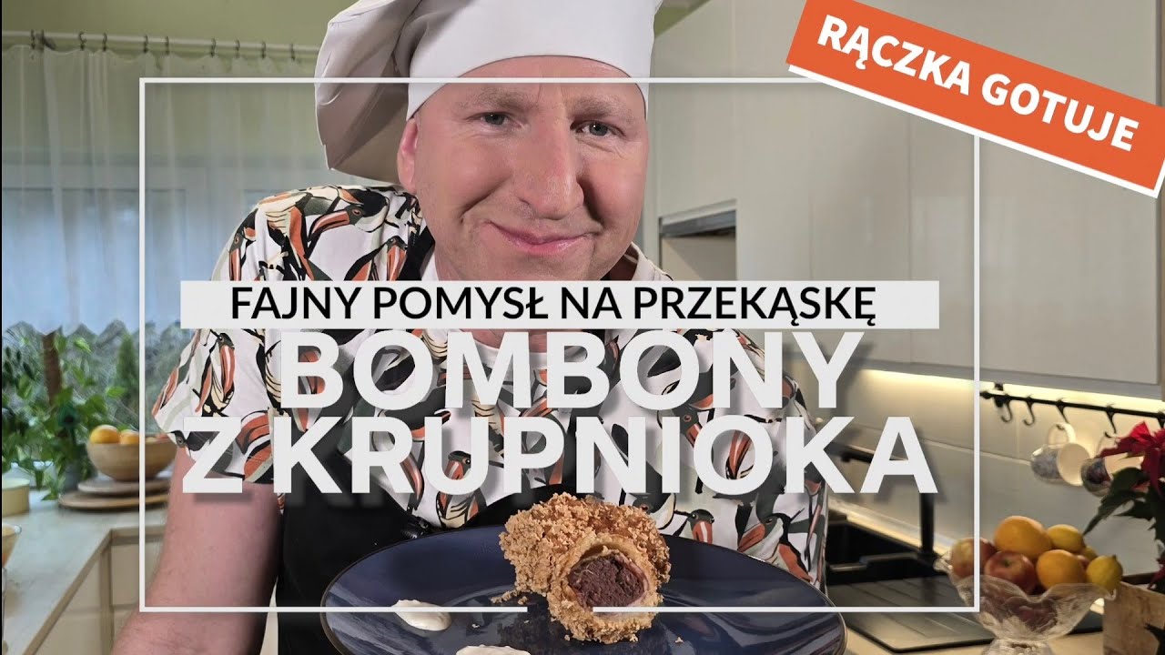 RĄCZKA GOTUJE: BOMBONY Z KRUPNIOKA. Pomysłowa przekąska!