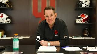 Indiana University Football Coach Curt Cignetti Accepts Inaugural Lee Corso Legacy Award