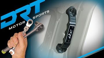 DRT Motorsports A-Pillar Interior Billet Grab Handle Kit for Polaris Xpedition Installation Guide