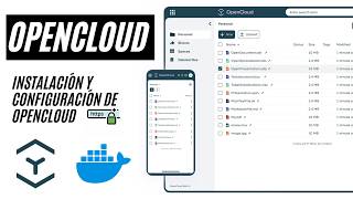 How to INSTALL and CONFIGURE OPENCLOUD in Docker. Installation and integration with third-party p...