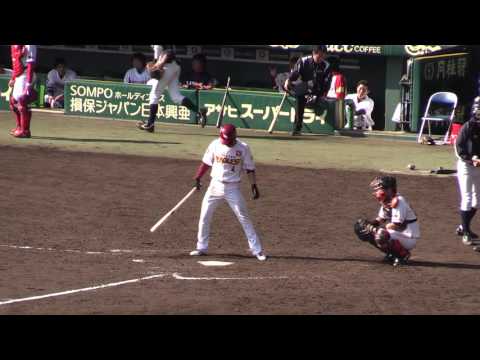 【トライアウト】後藤光尊 楽天で最後のヒット 2016.11.12 （甲子園） プロ野球