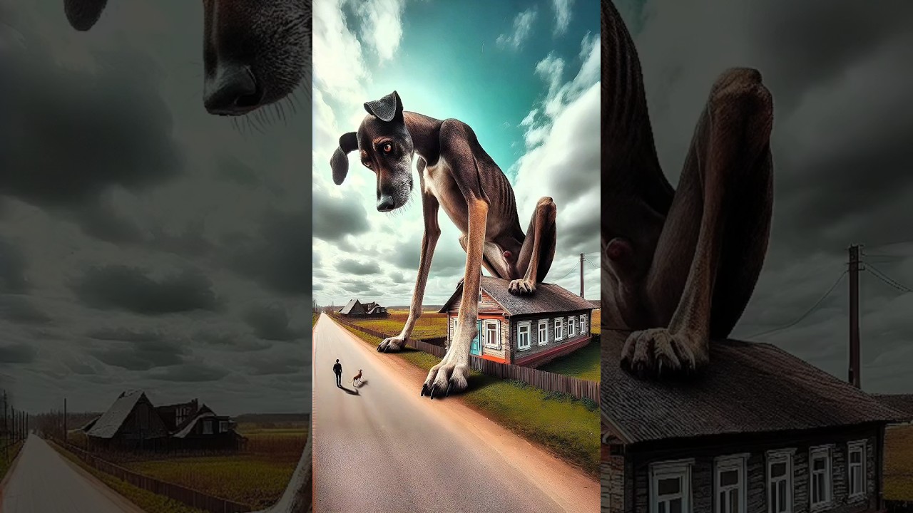 💥 Evolution of Dog : Creepy dog on the roof top ✅️ 