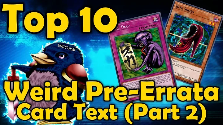 Top 10 Cards With Weird Pre-Errata Card Text in Yugioh [Part 2] - DayDayNews