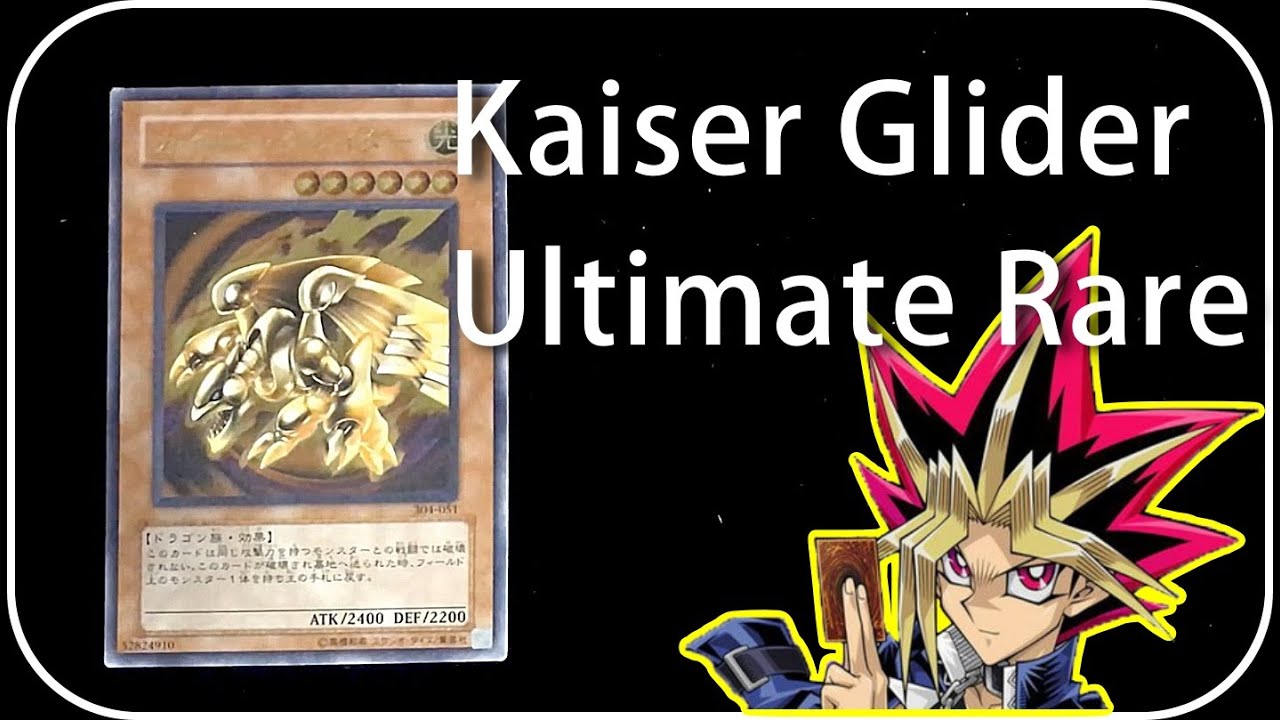 Yu gi oh Card  Japanese Kaiser Glider Ultimate Rare 52824910