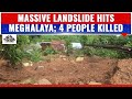 Massive landslide in meghalyas west jaintia hills takes life of 4 people