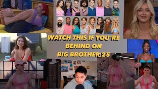 Watch this if you’re behind on Big Brother 25! | Week 1 & 2 recap #BB25