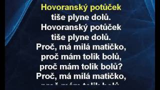 Karaoke klip Hovoranský potůček - lidová