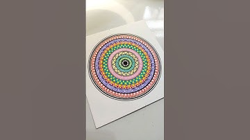 Colourfull Mandala✨️🌈😍#art #explorepage #mandalaart #fyp  #viralvideo #trending #shorts #subscribe