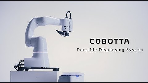 Portable Dispensing System by collaborative robot COBOTTA