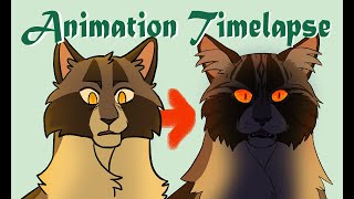 Animation Timelapse - Brambleclaw's Transformation (No Commentary) by odysseus rye 476 views 1 year ago 3 minutes, 26 seconds