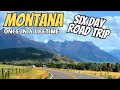 Montana rocky mountain road trip six day  375 miles