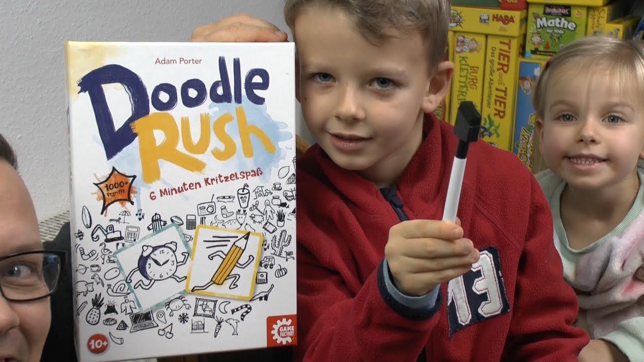Doodle Rush (Game Factory) - ab 10 Jahre - 6 Minuten Spielzeit zum Malen und Raten